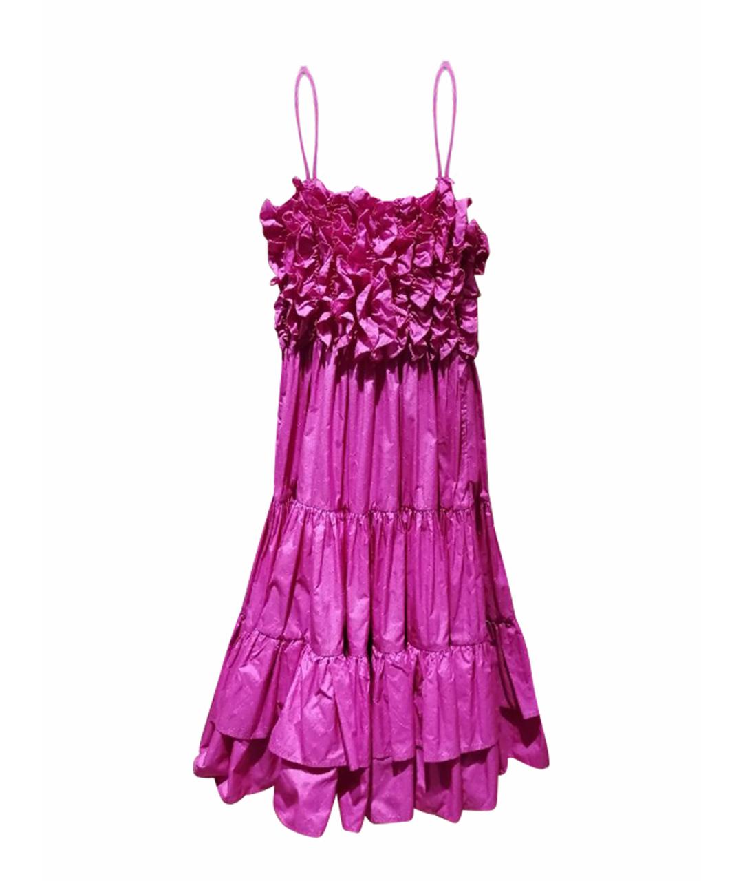 MSGM Фуксия повседневное платье, фото 1