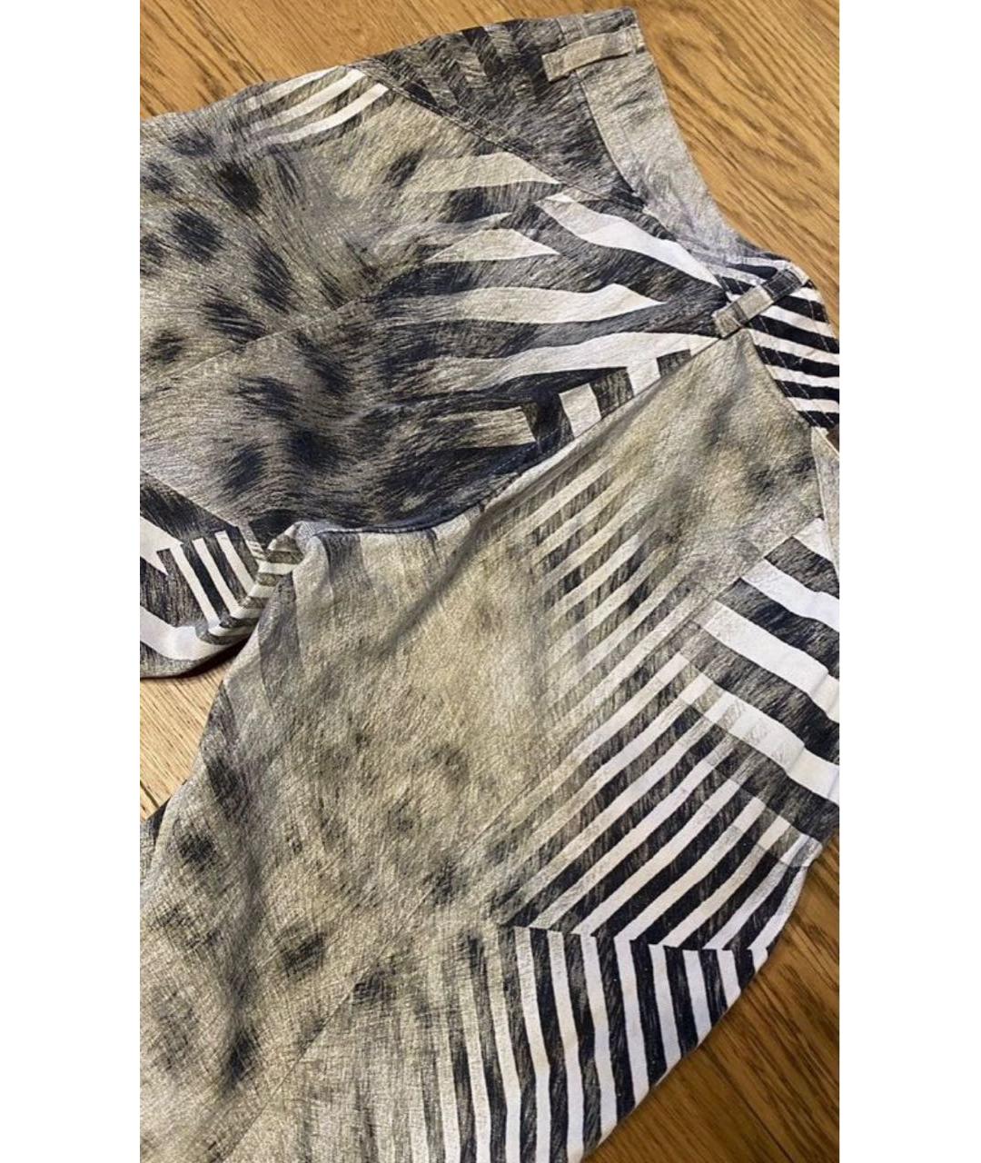 JUST CAVALLI Мульти хлопко-эластановые прямые джинсы, фото 8