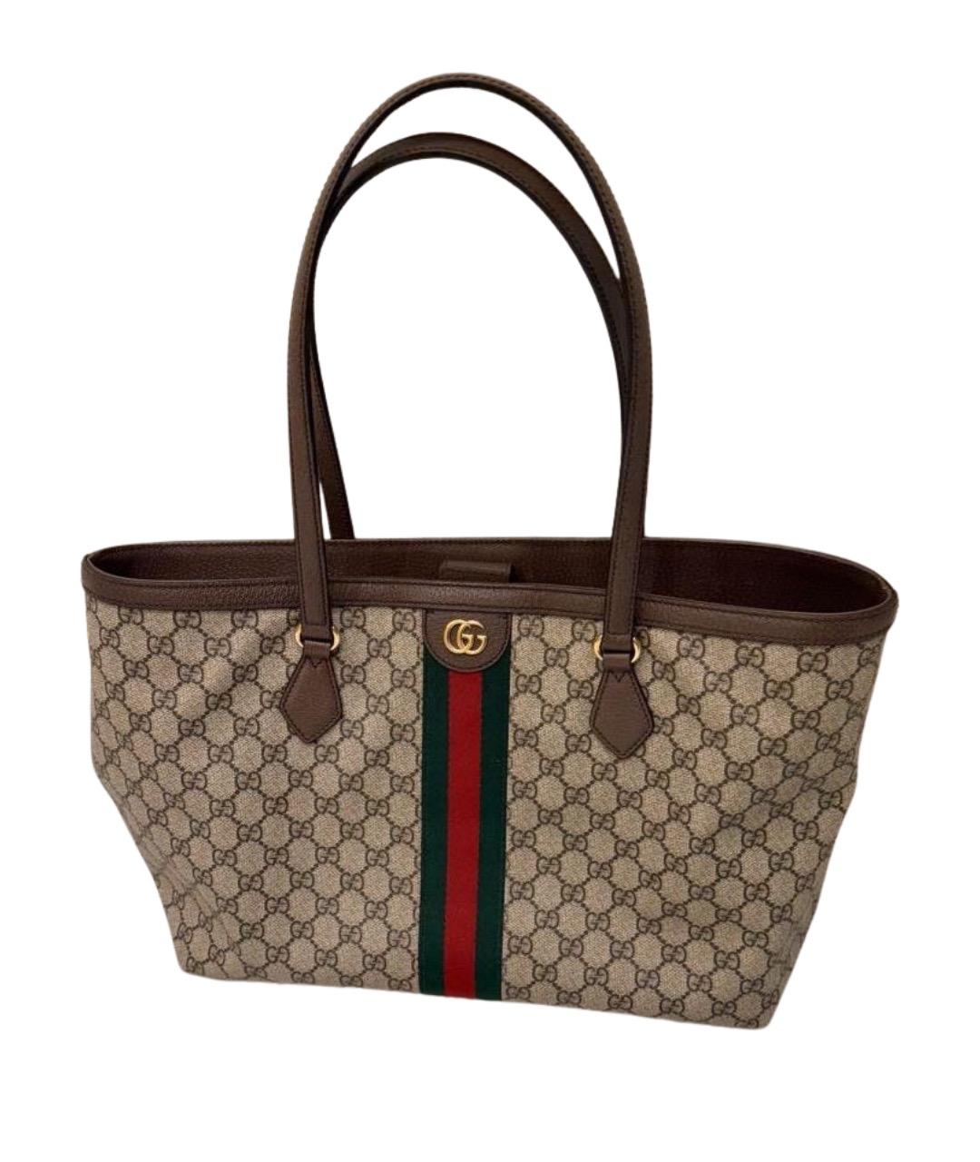 GUCCI Бежевая сумка тоут, фото 1