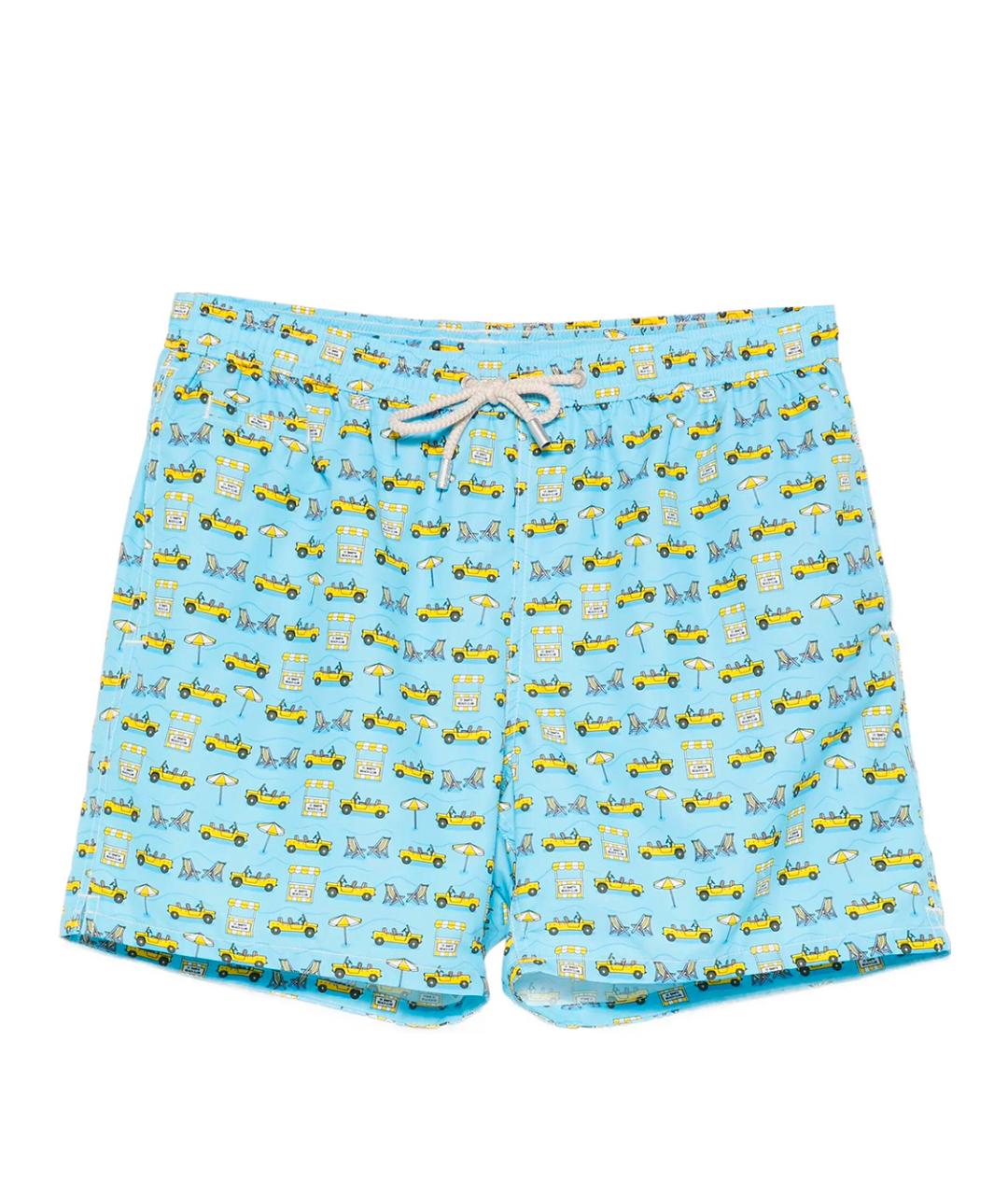 MC2 SAINT BARTH Мульти полиэстеровые шорты, фото 1