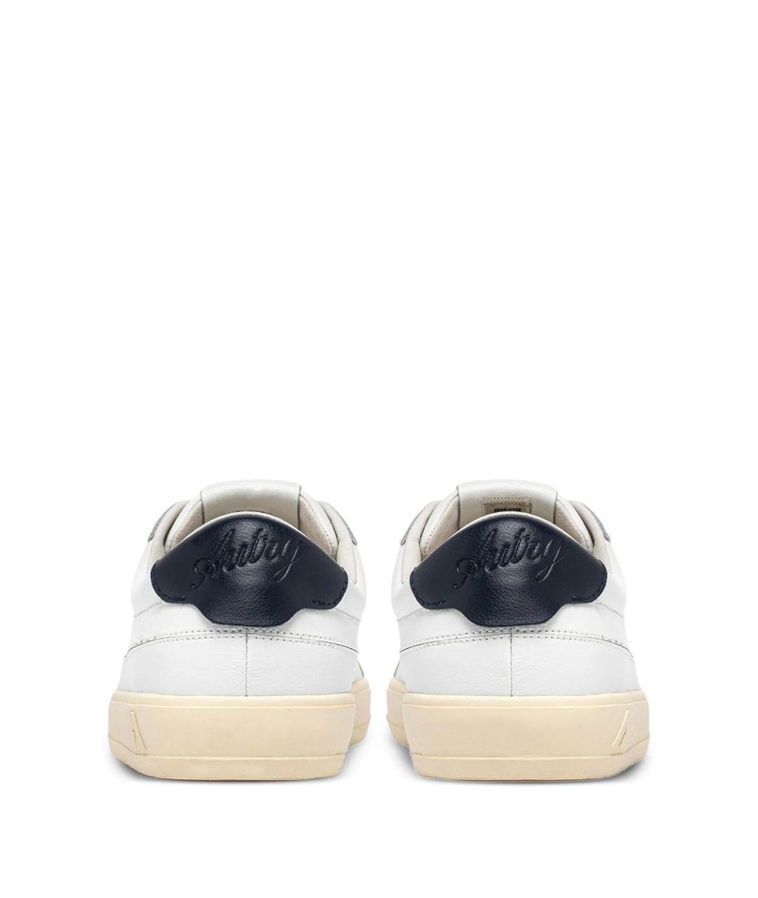 AUTRY Белые кожаные низкие кроссовки / кеды, фото 4