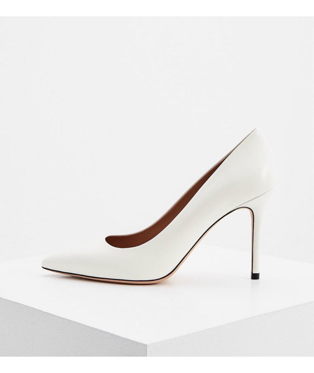 HUGO BOSS Белые кожаные туфли, фото 9