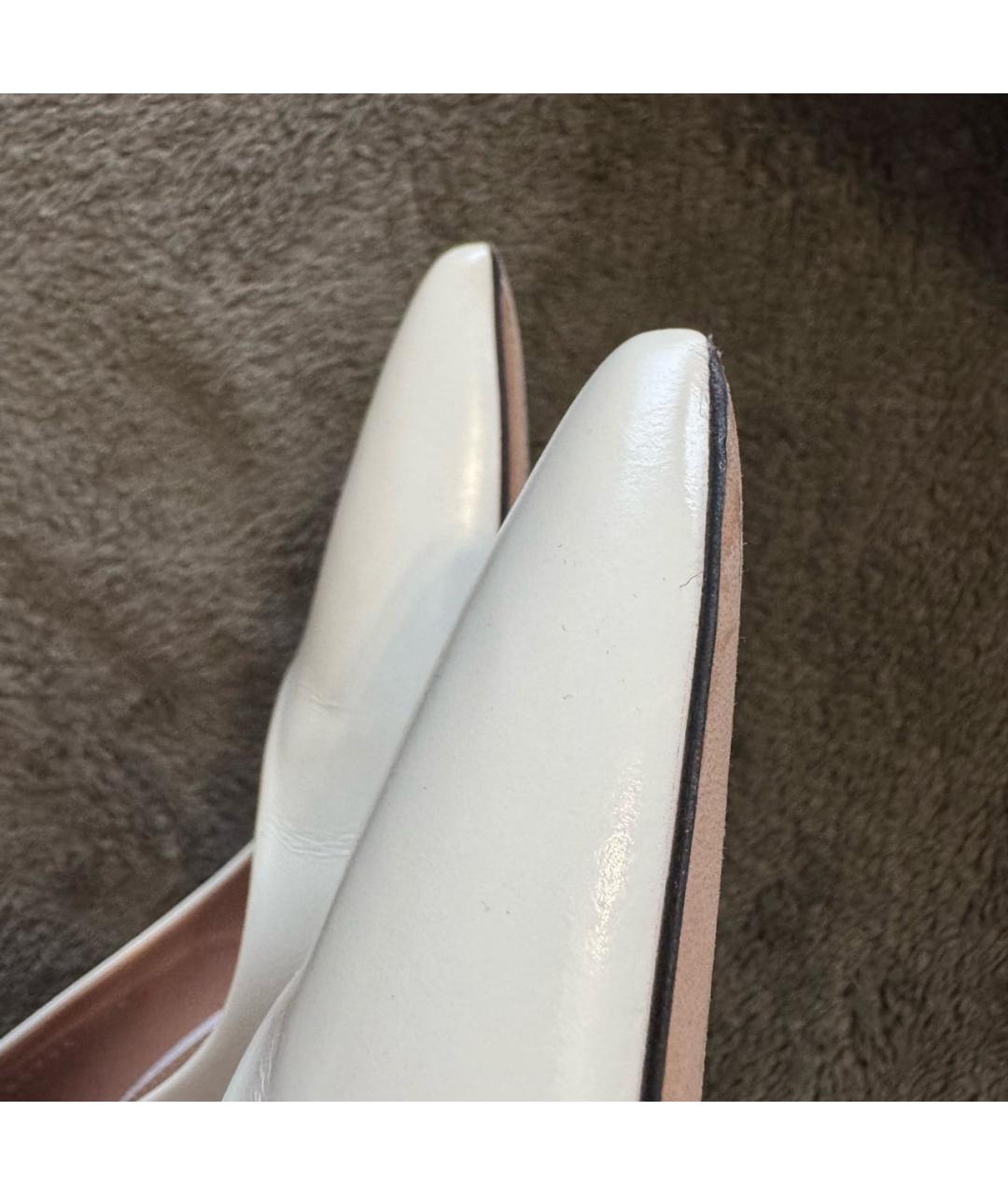 HUGO BOSS Белые кожаные туфли, фото 5