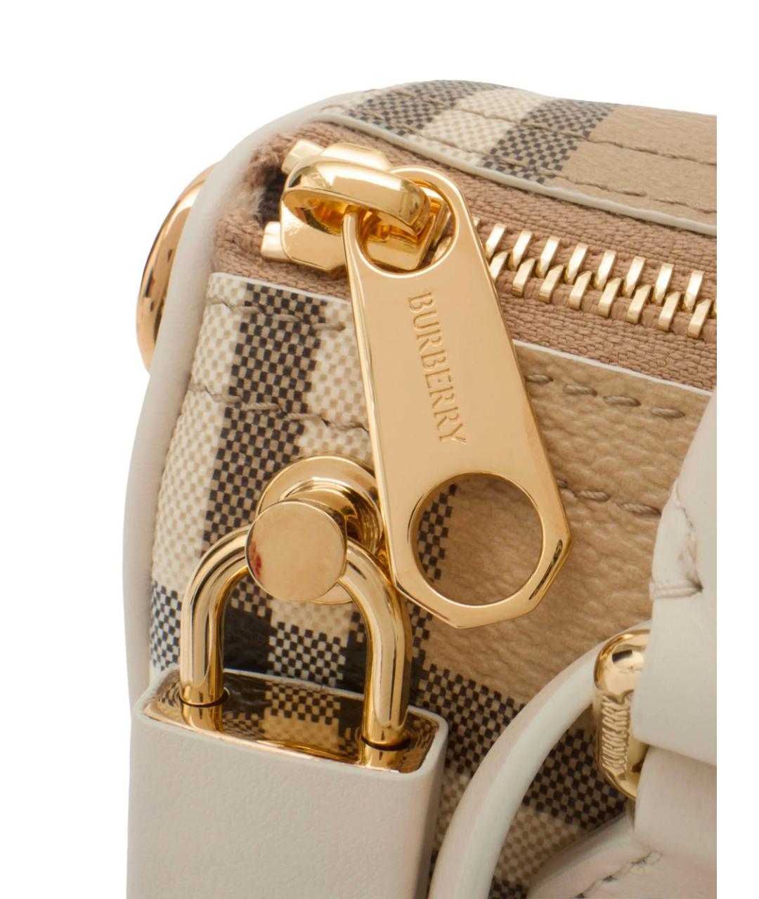 BURBERRY Мульти тканевая сумка с короткими ручками, фото 2