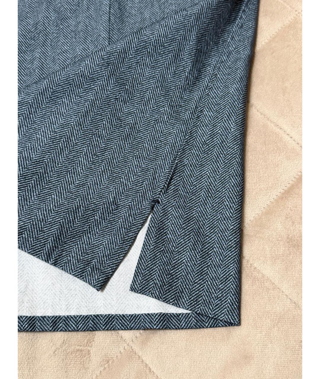 KITON Серая хлопковая кэжуал рубашка, фото 6