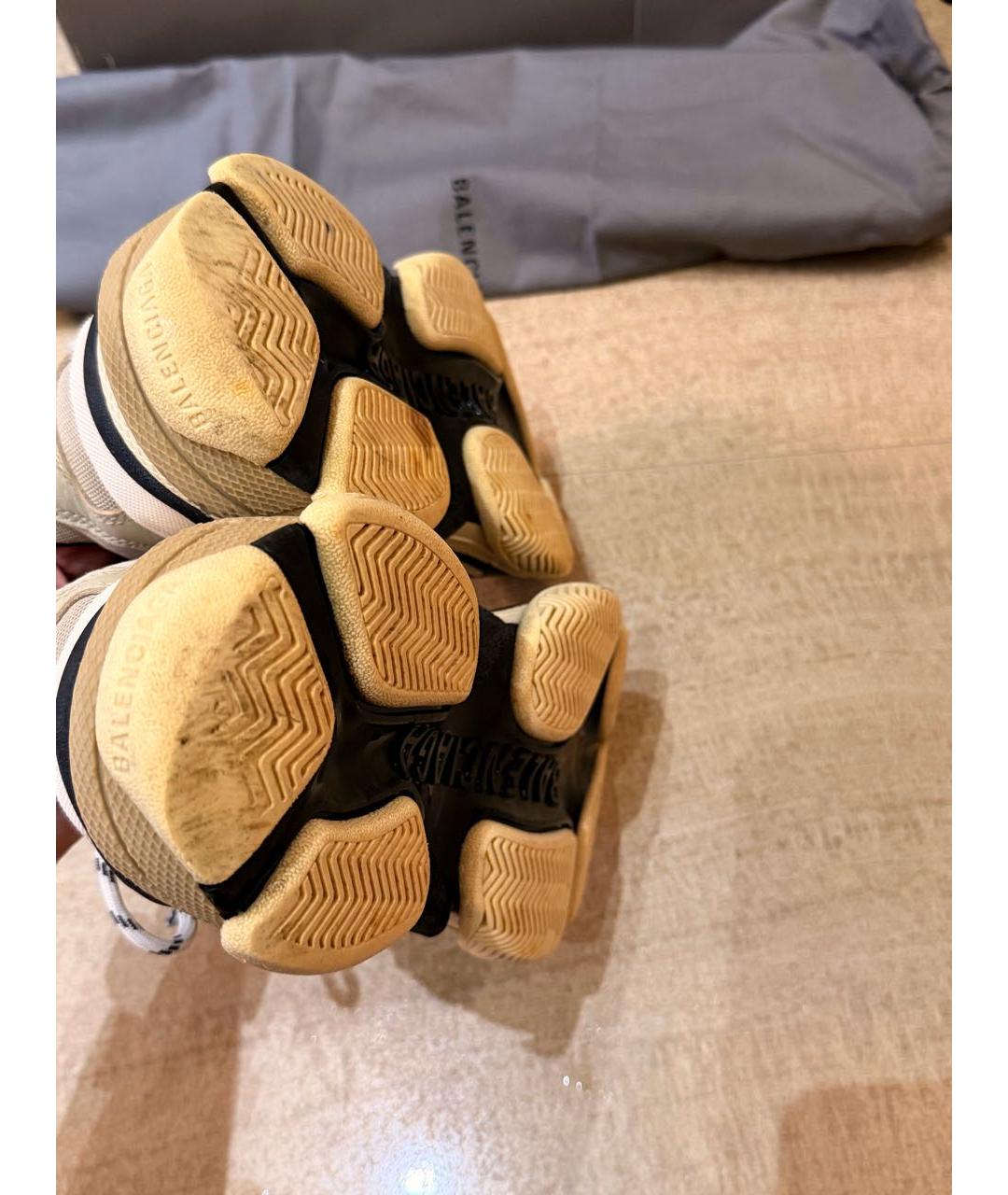 BALENCIAGA Бежевые кроссовки, фото 8