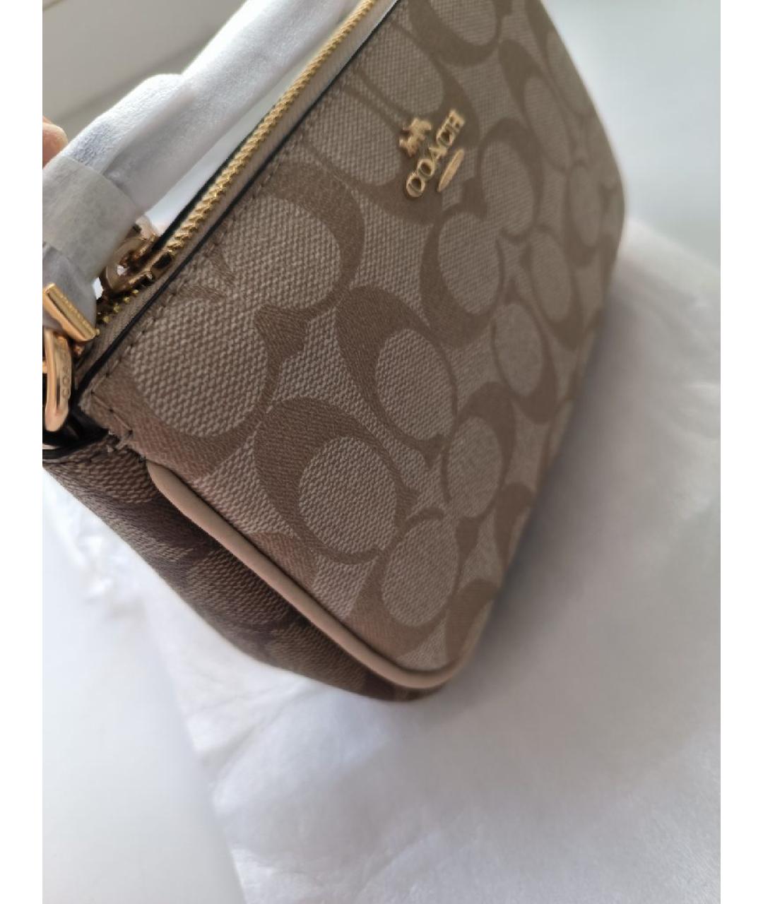 COACH Бежевая сумка через плечо, фото 2