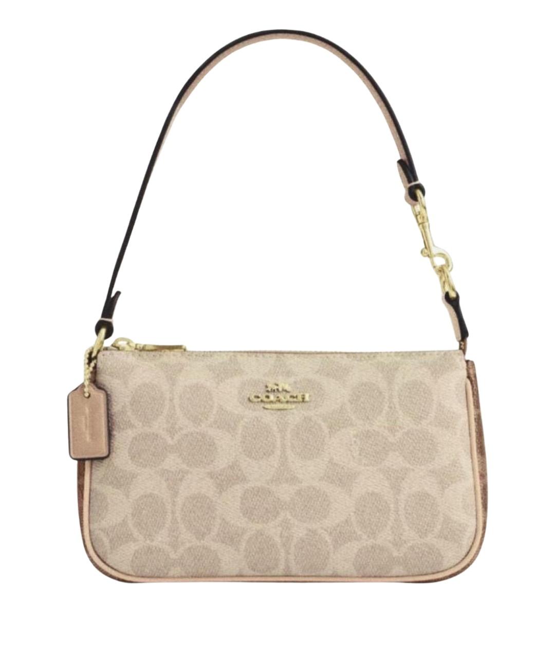 COACH Бежевая сумка через плечо, фото 1