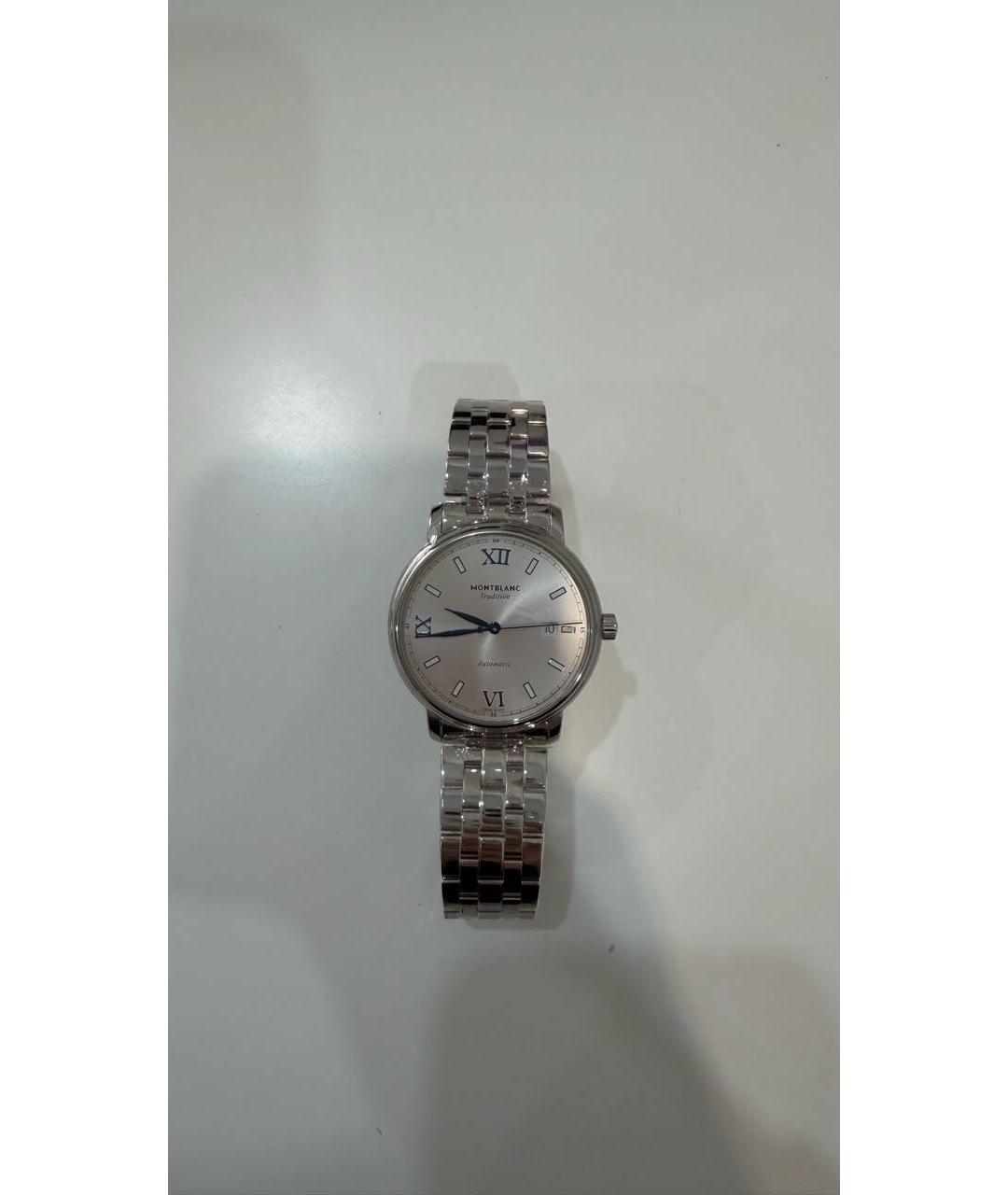 MONTBLANC Серебряные стальные часы, фото 6