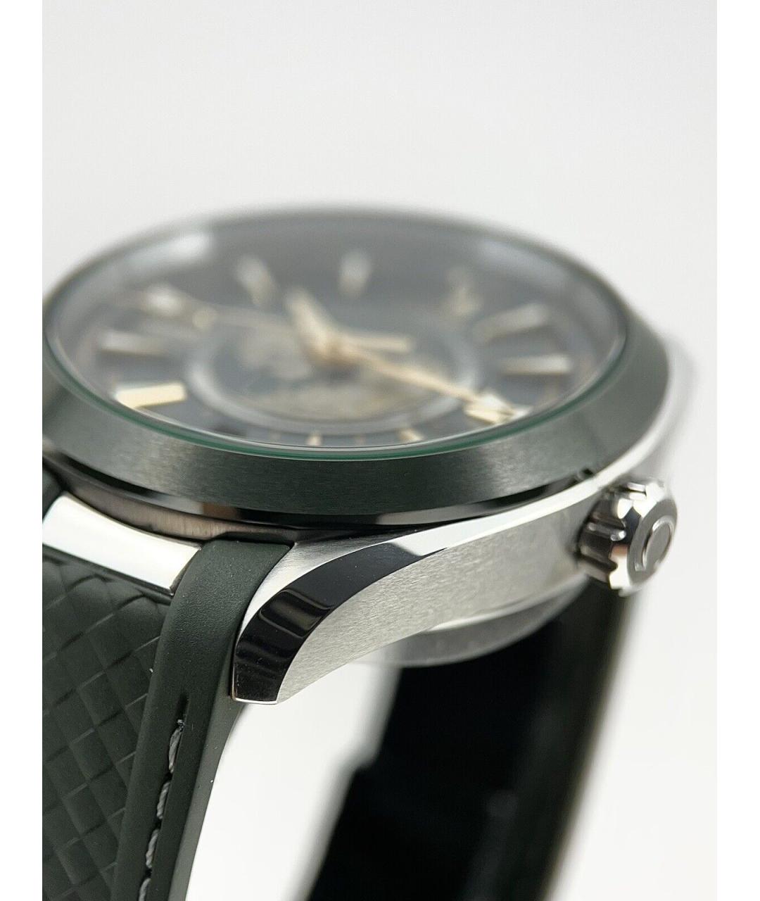 OMEGA Зеленые металлические часы, фото 3