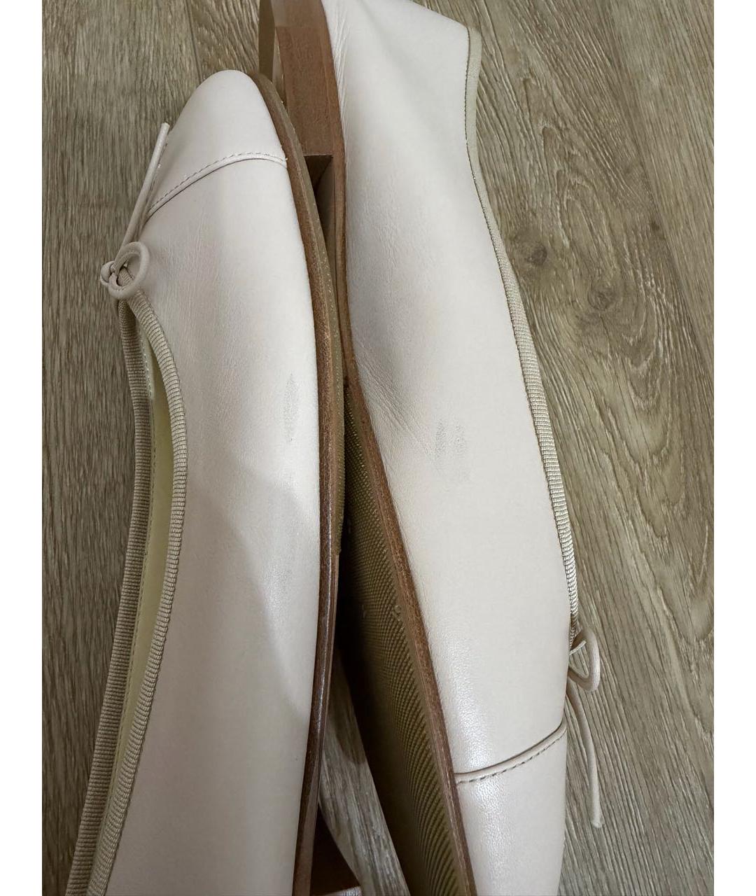 CHANEL Розовые кожаные балетки, фото 7