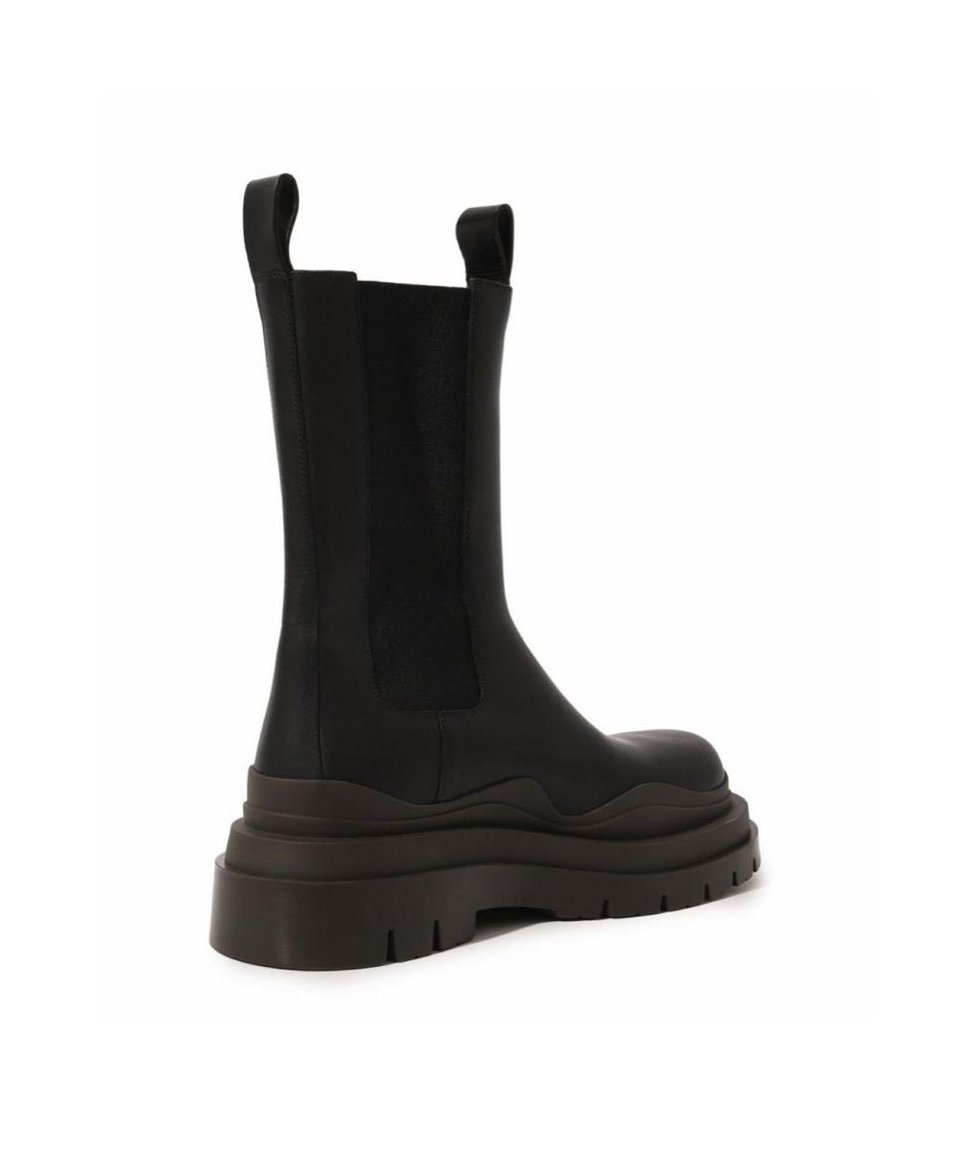 BOTTEGA VENETA Черные кожаные ботинки, фото 3