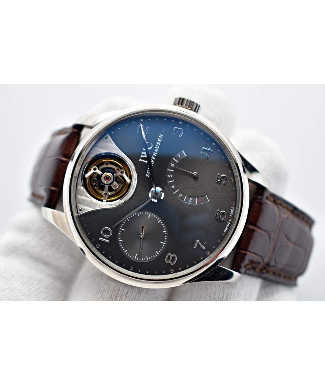 IWC Schaffhausen Серебряные часы из белого золота, фото 2