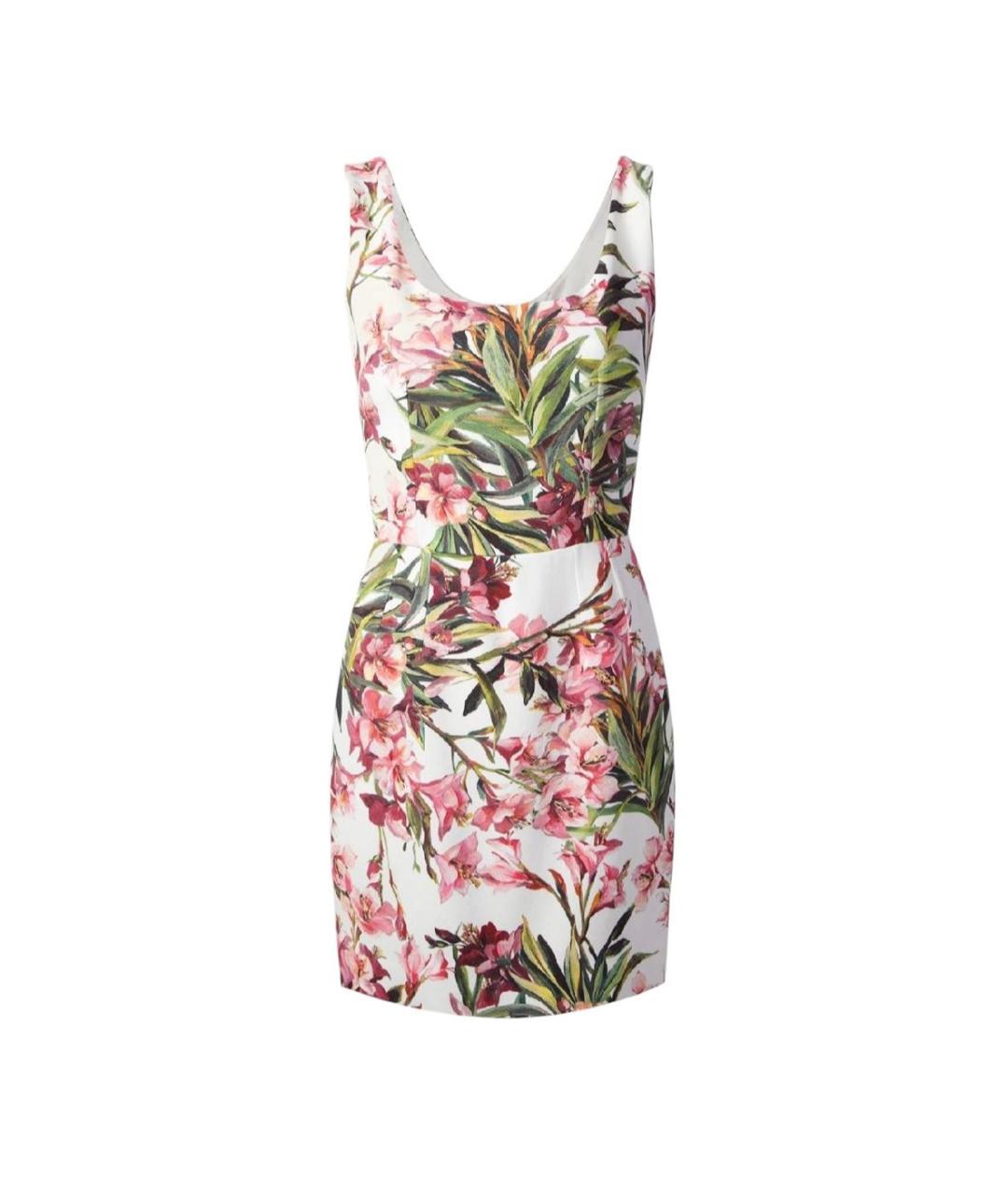 DOLCE&GABBANA Мульти вискозное повседневное платье, фото 9