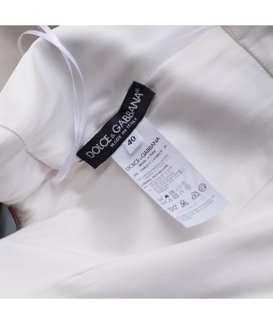 DOLCE&GABBANA Мульти вискозное повседневное платье, фото 6