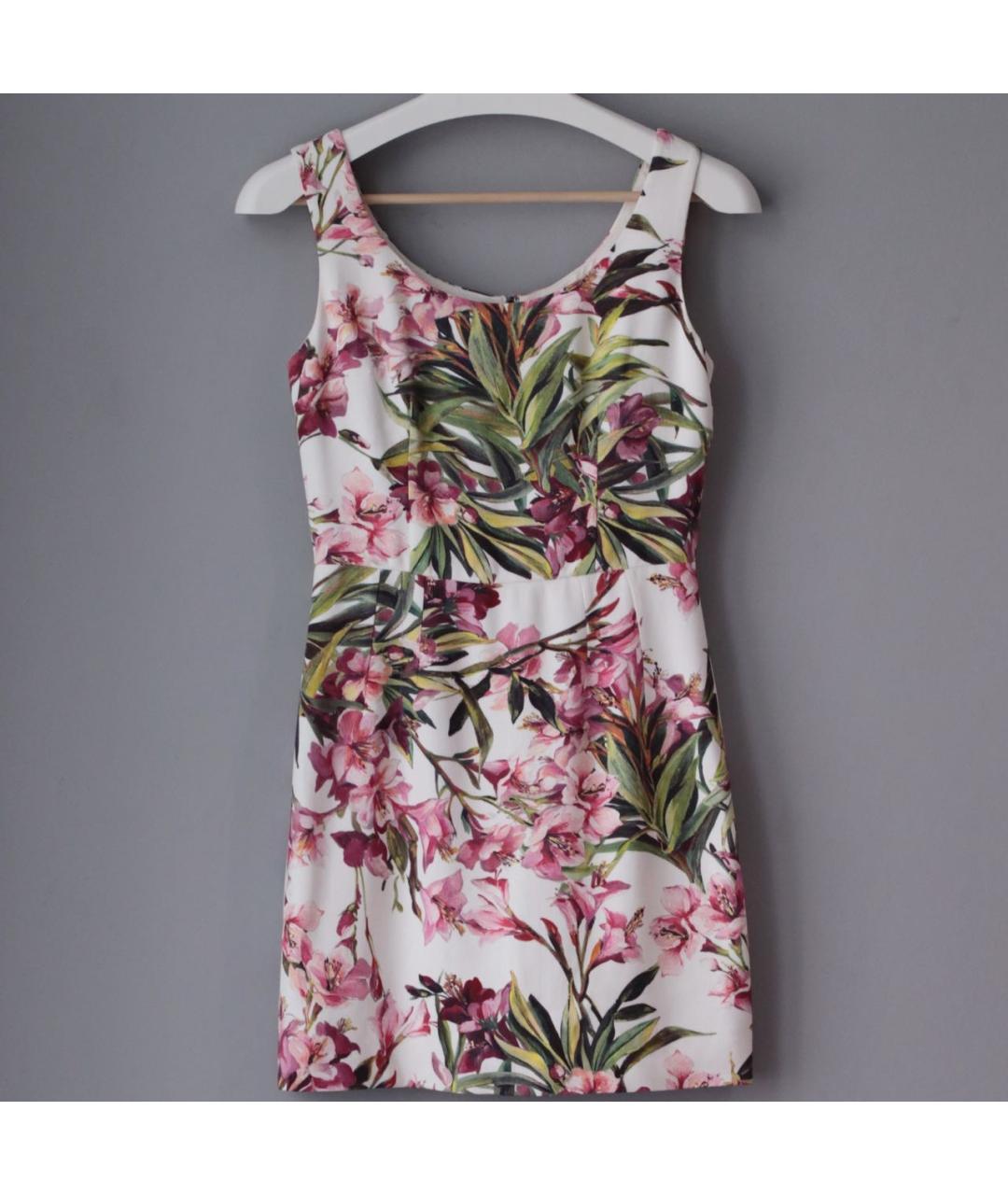 DOLCE&GABBANA Мульти вискозное повседневное платье, фото 2