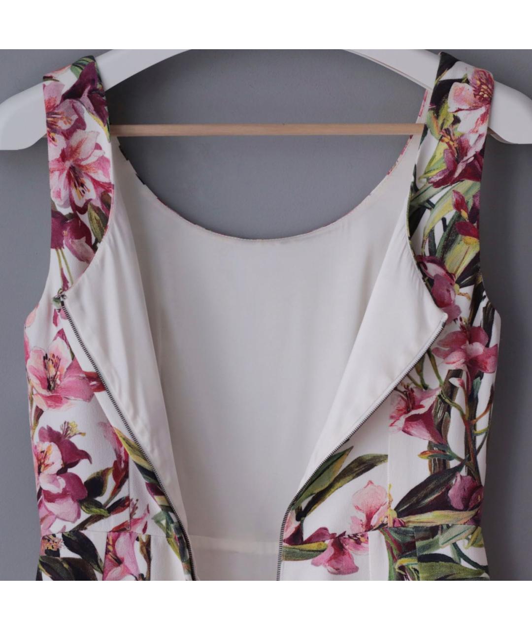 DOLCE&GABBANA Мульти вискозное повседневное платье, фото 5