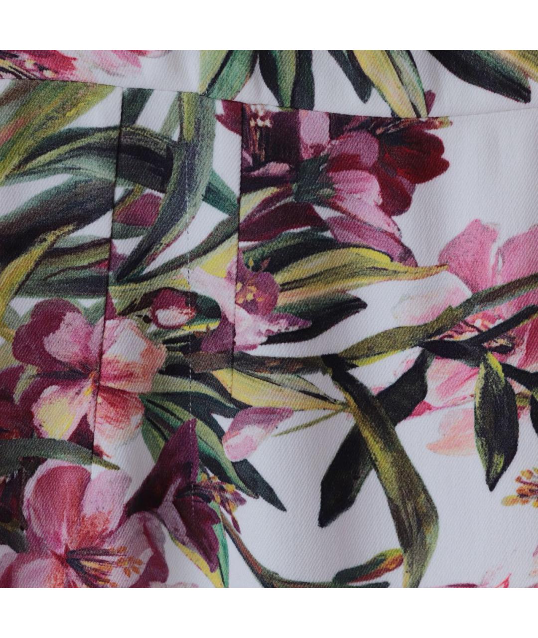 DOLCE&GABBANA Мульти вискозное повседневное платье, фото 7