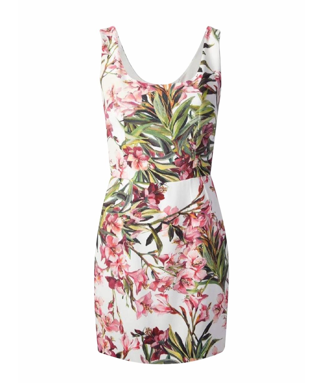 DOLCE&GABBANA Мульти вискозное повседневное платье, фото 1