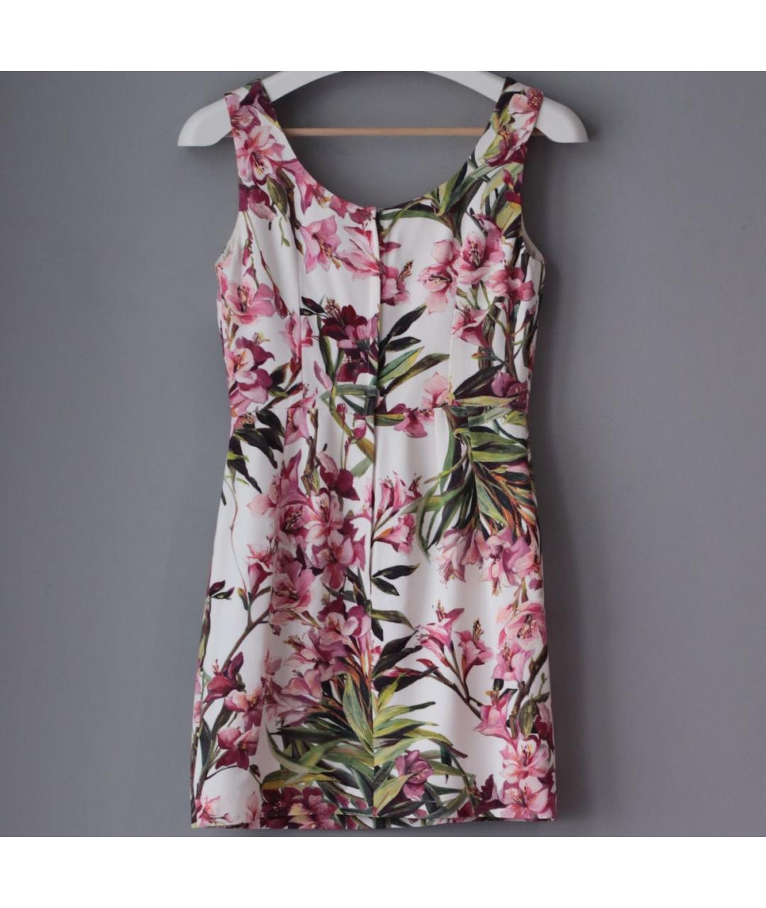 DOLCE&GABBANA Мульти вискозное повседневное платье, фото 3