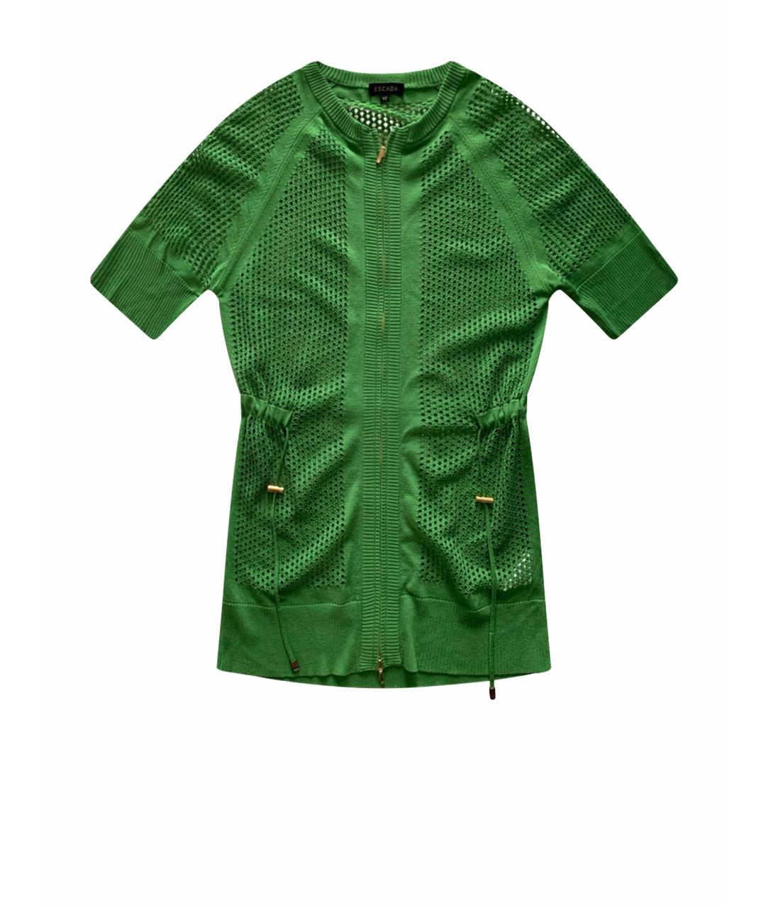 ESCADA Зеленый хлопковый кардиган, фото 1