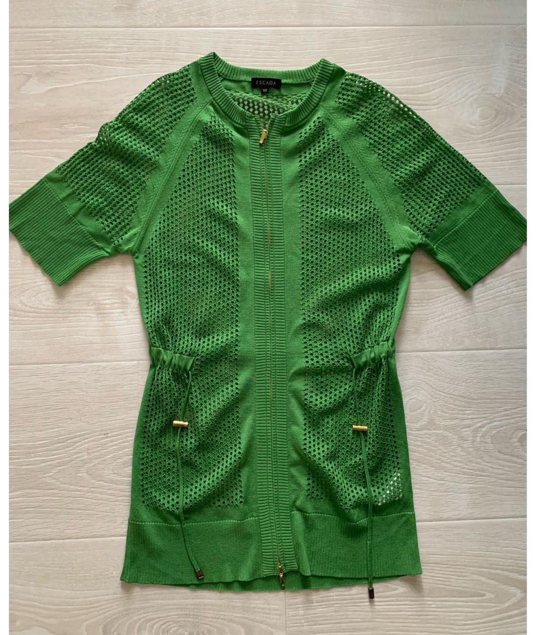 ESCADA Зеленый хлопковый кардиган, фото 7
