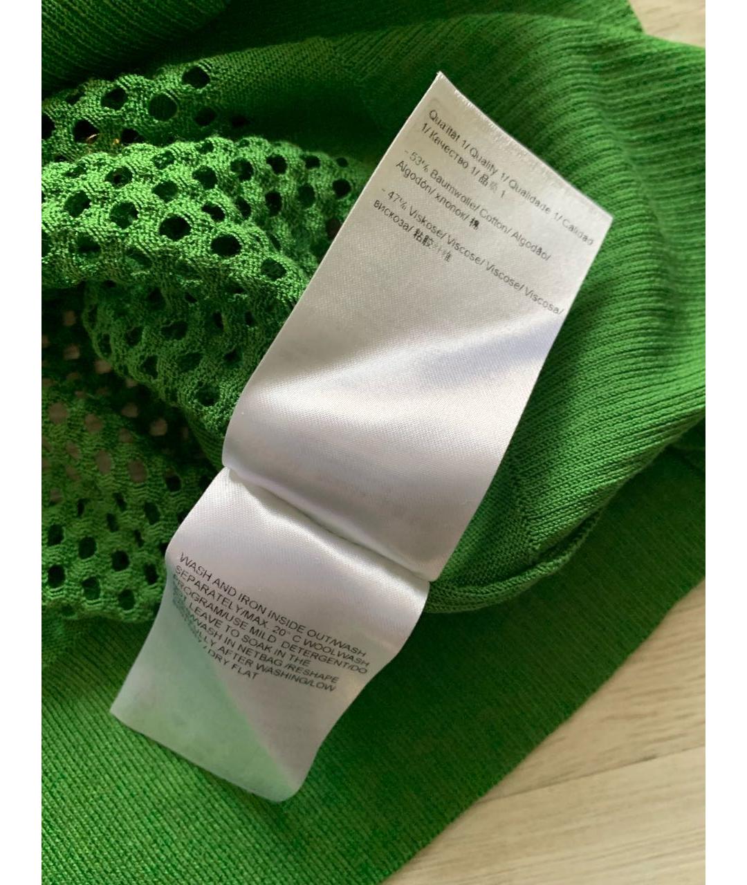 ESCADA Зеленый хлопковый кардиган, фото 6