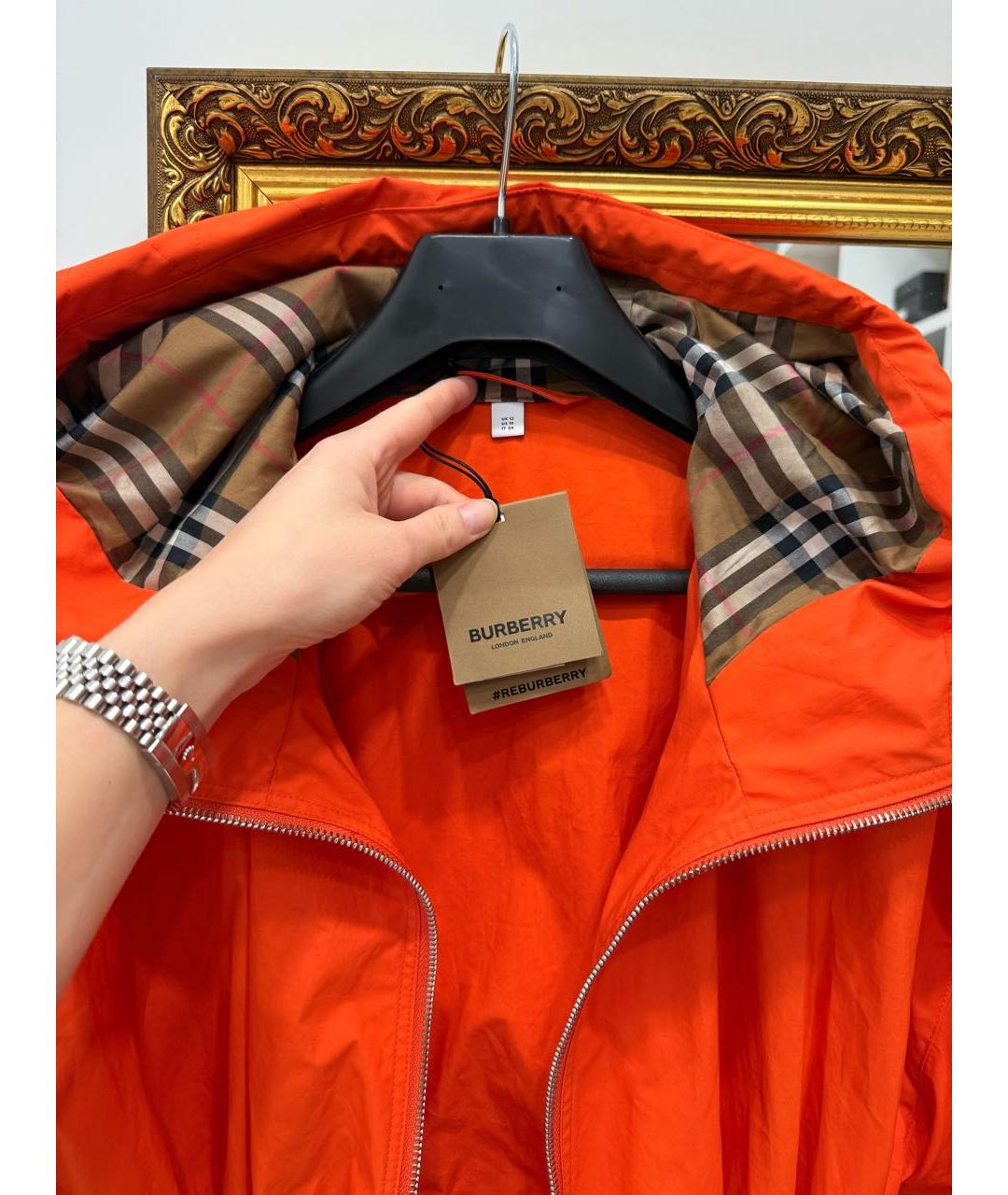 BURBERRY Красный тренч/плащ, фото 4