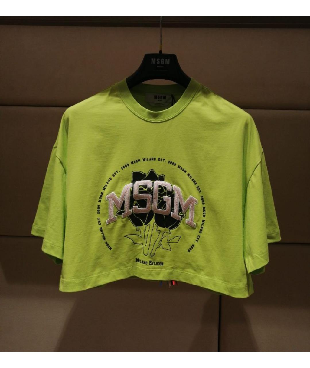 MSGM Мульти хлопковая футболка, фото 3