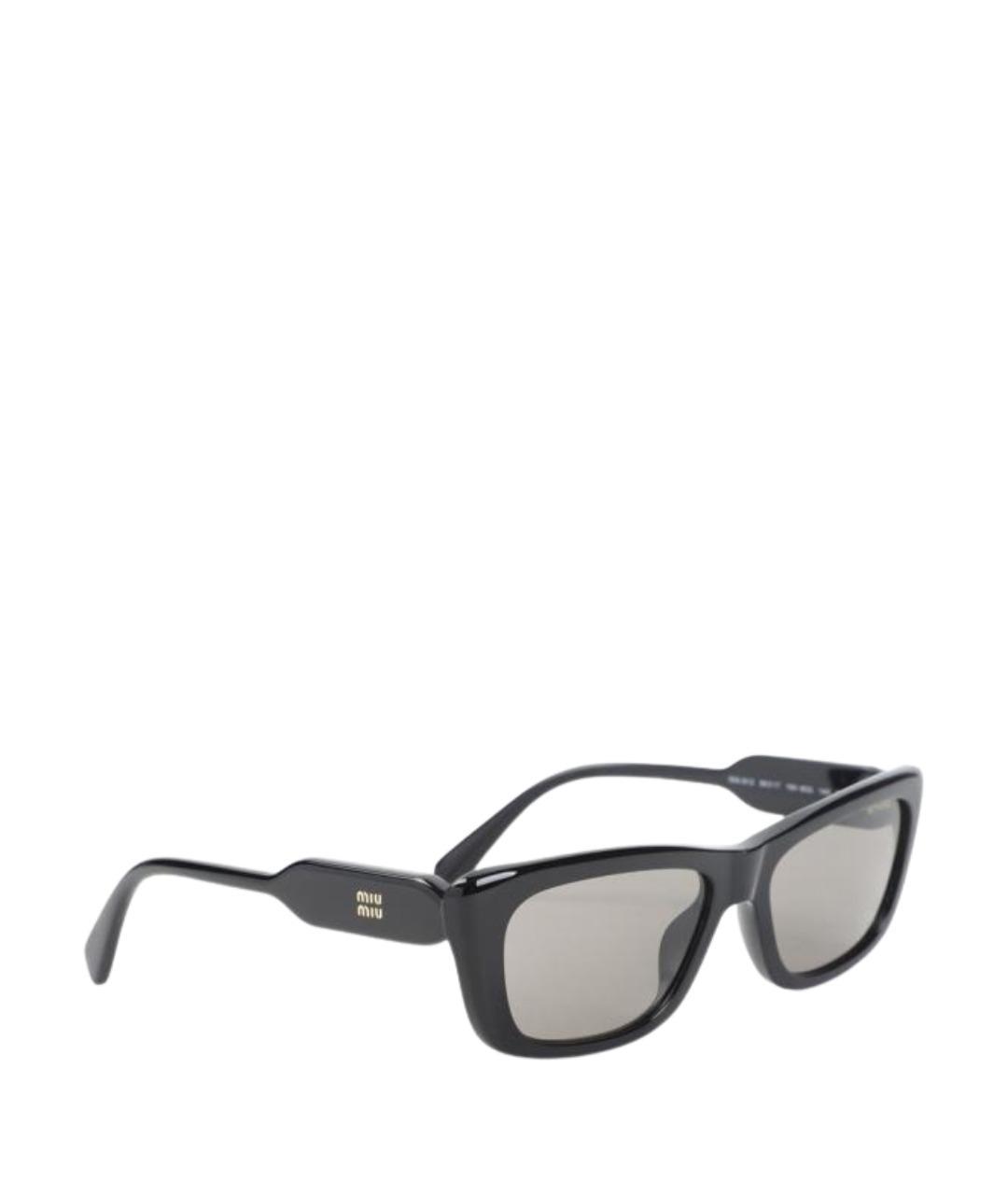 MIU MIU Черные солнцезащитные очки, фото 1