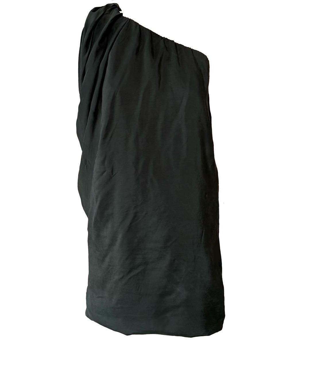 P.A.R.O.S.H. Хаки хлопковое коктейльное платье, фото 1