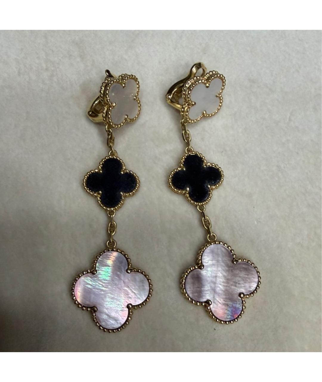 VAN CLEEF & ARPELS Золотые серьги из желтого золота, фото 3