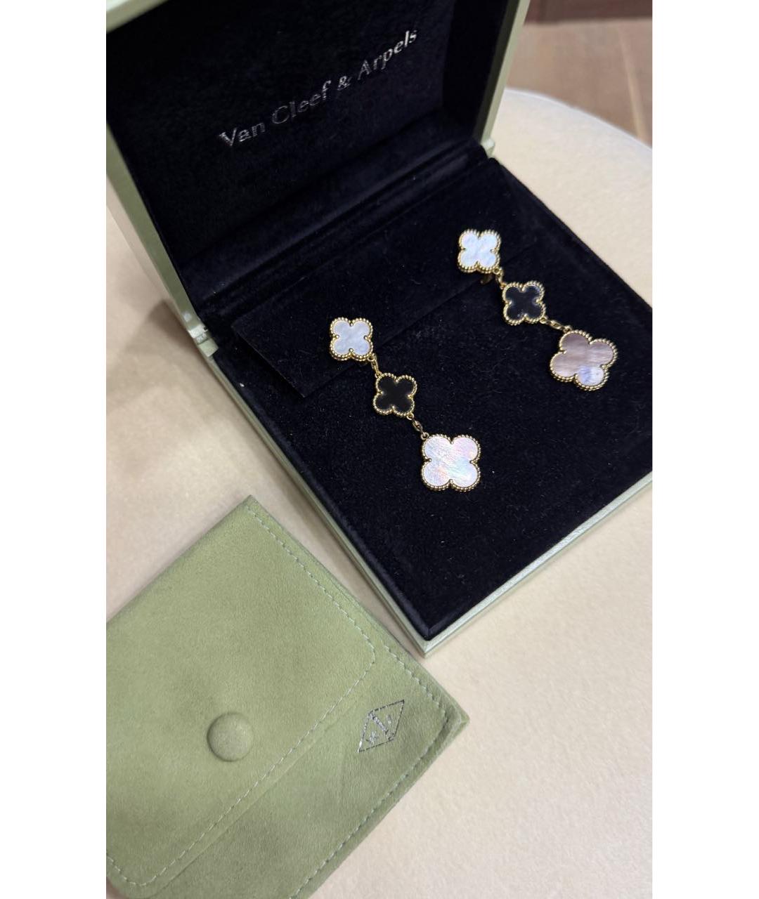 VAN CLEEF & ARPELS Золотые серьги из желтого золота, фото 7