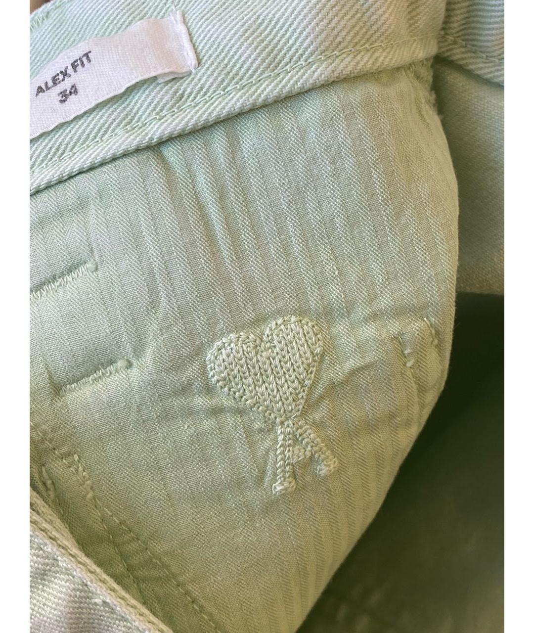 Ami Paris Салатовые хлопковые шорты, фото 6