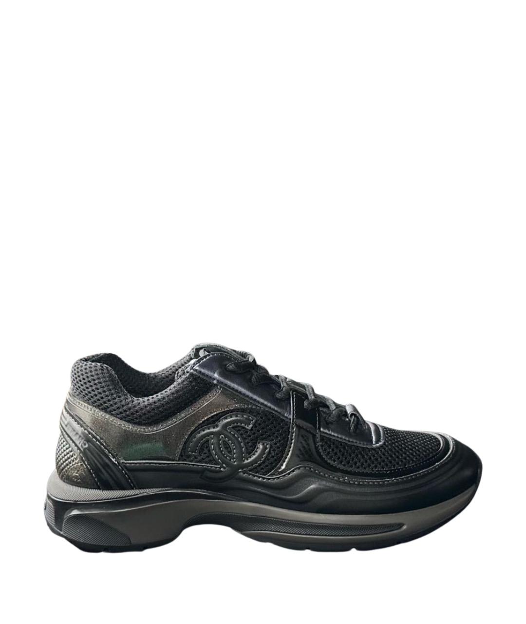 CHANEL Черные кроссовки, фото 1