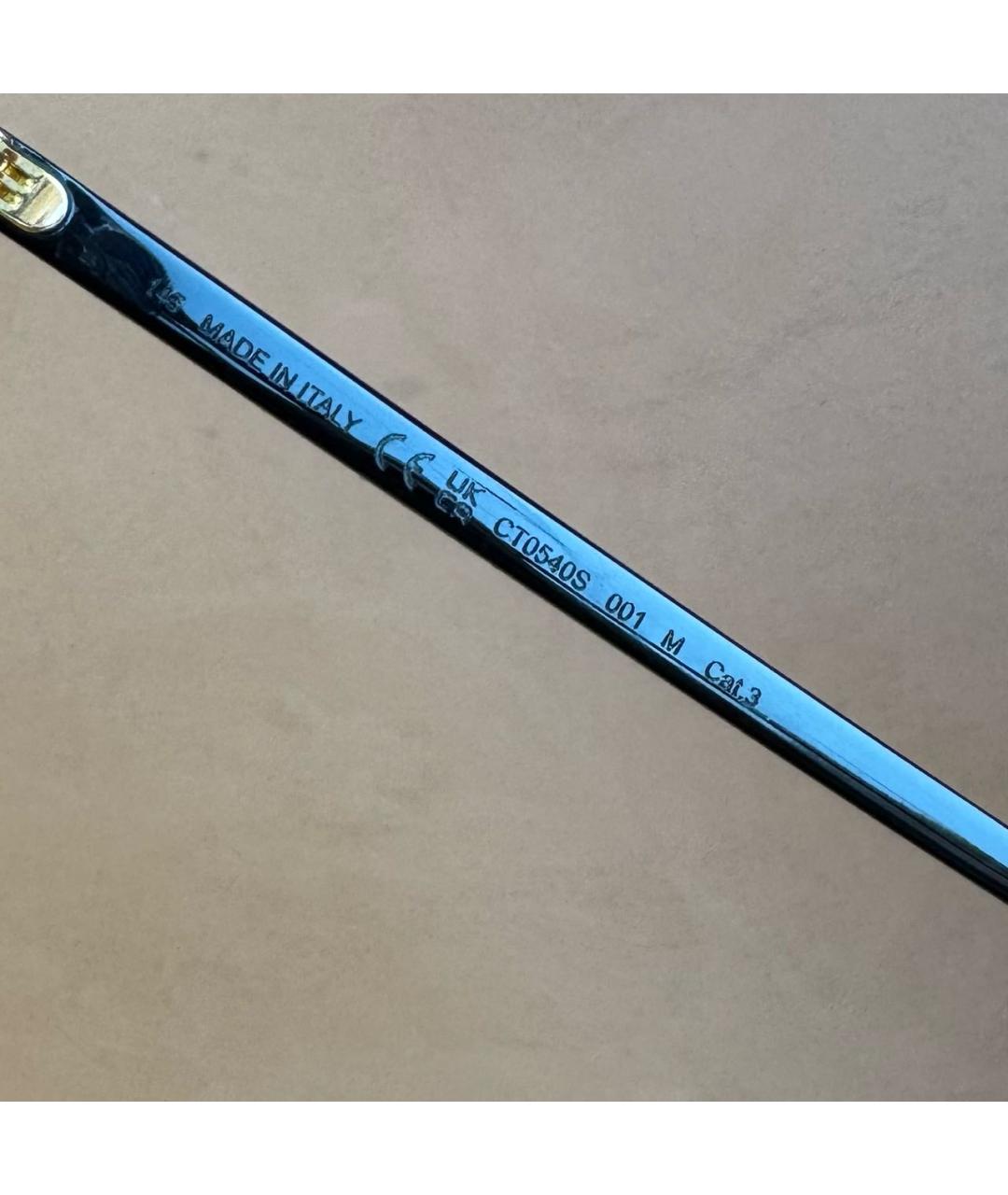 CARTIER Черные пластиковые солнцезащитные очки, фото 5