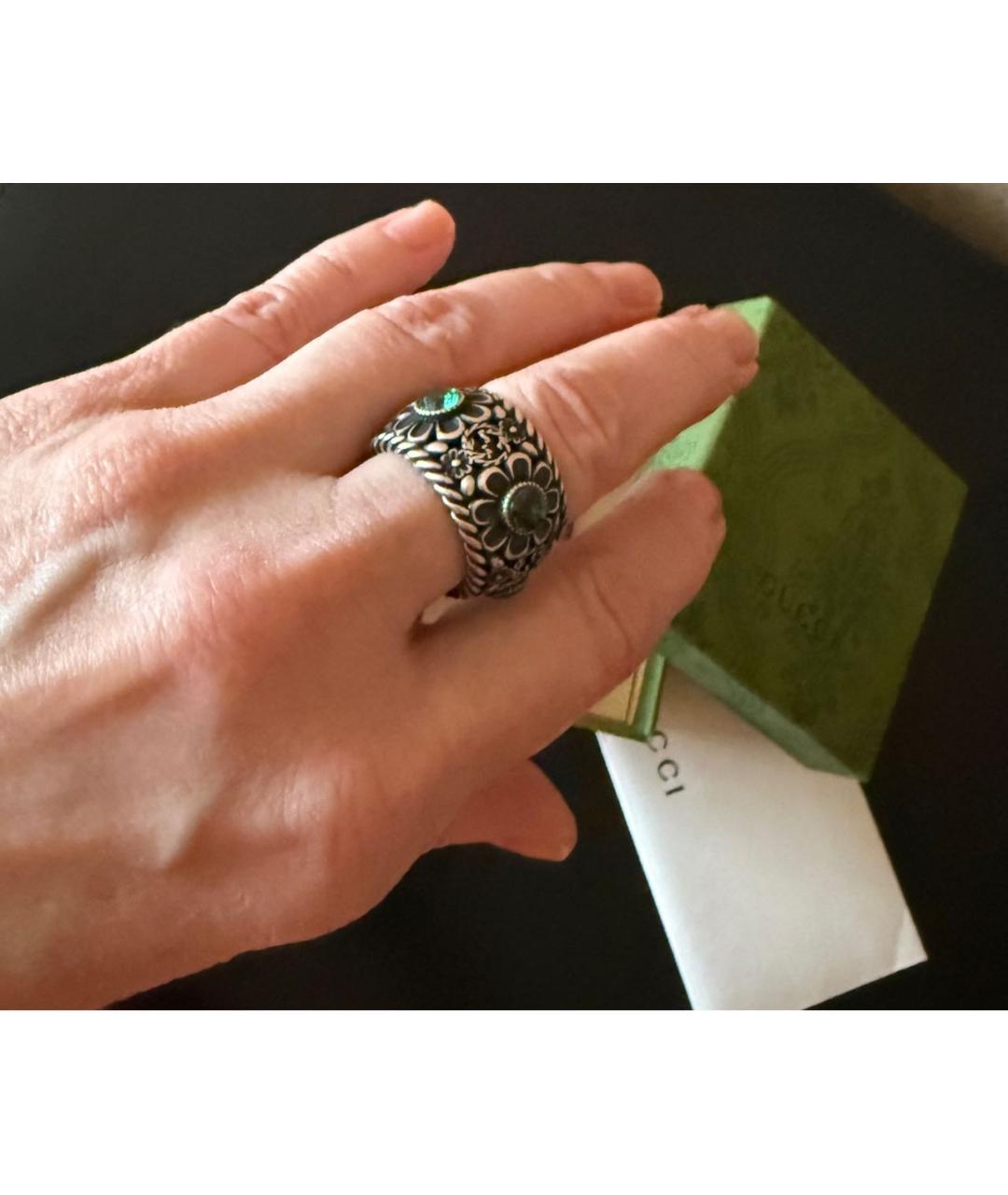 GUCCI Серебряное серебряное кольцо, фото 7
