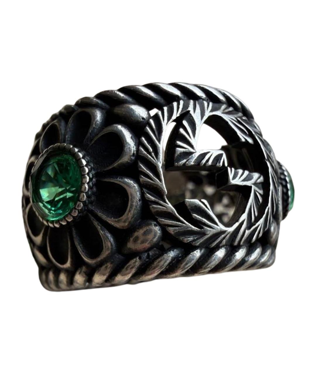 GUCCI Серебряное серебряное кольцо, фото 1