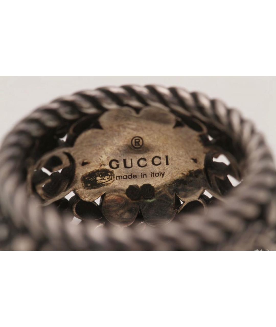 GUCCI Серебряное серебряное кольцо, фото 8