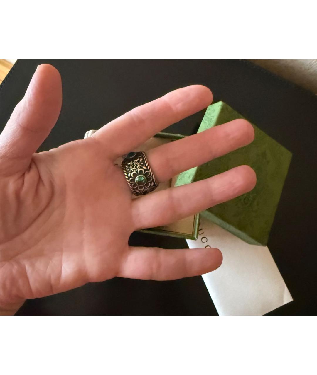 GUCCI Серебряное серебряное кольцо, фото 8