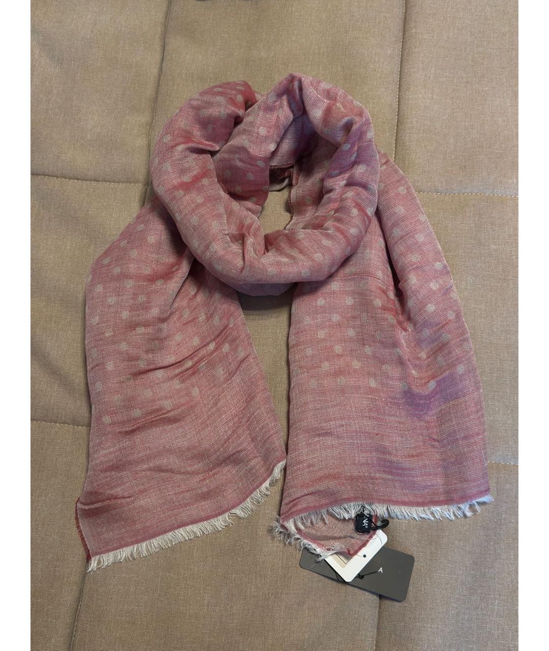 DOLCE&GABBANA Розовый шарф, фото 4