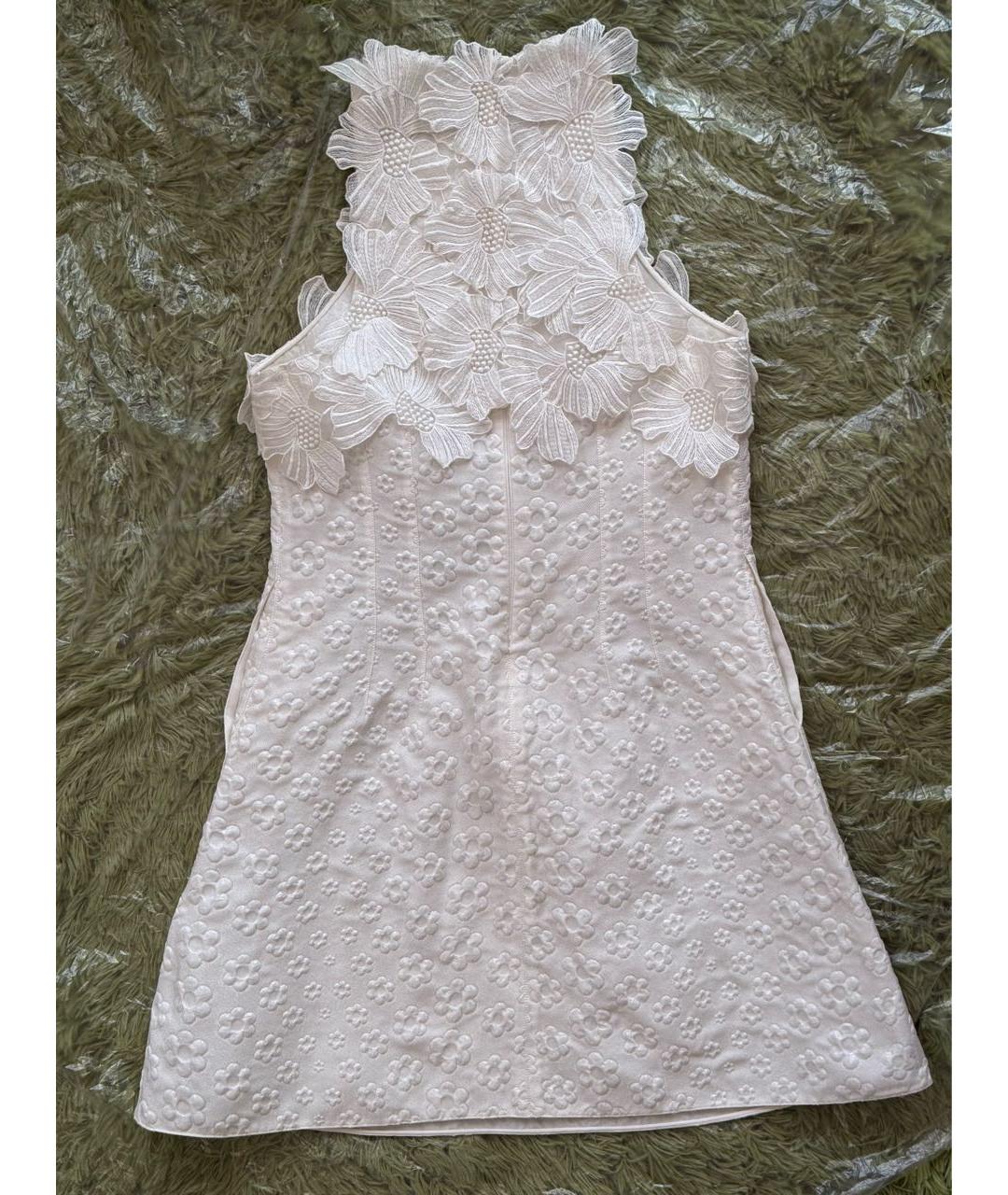 GIAMBA Белое полиэстеровое коктейльное платье, фото 2