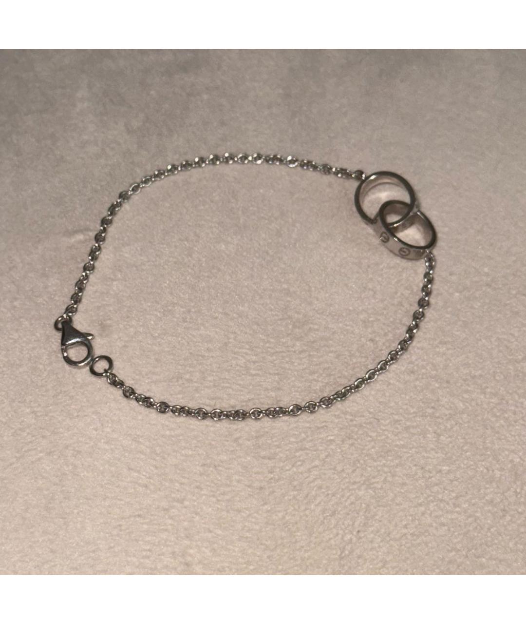 CARTIER Серебряный браслет из белого золота, фото 3