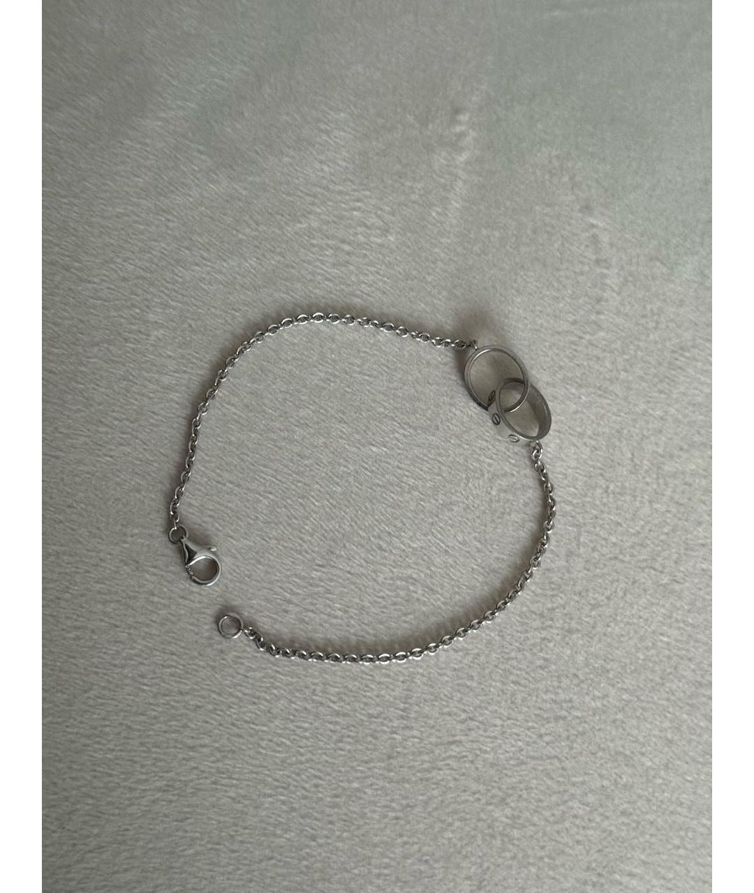CARTIER Серебряный браслет из белого золота, фото 2