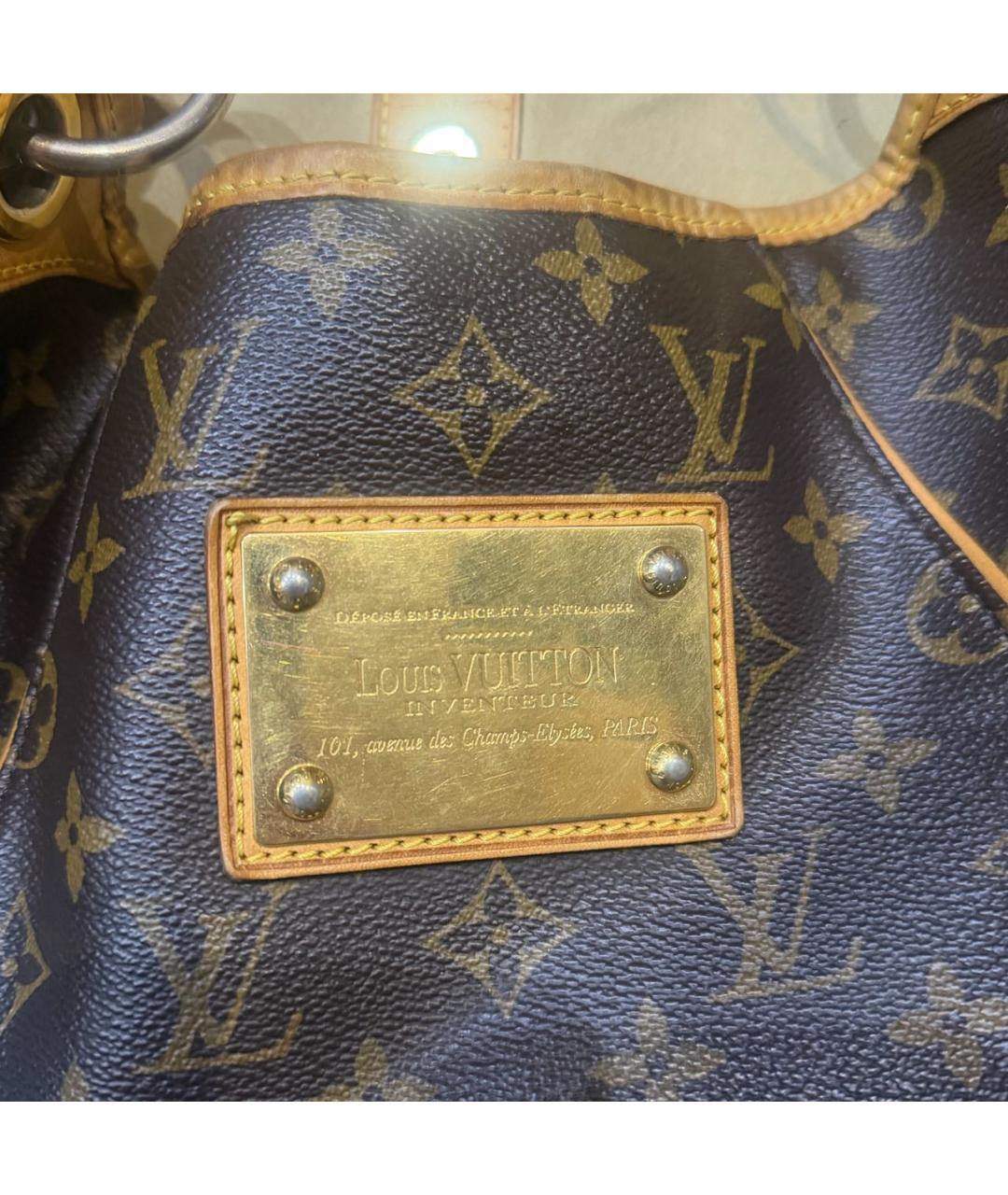 LOUIS VUITTON Коричневая сумка через плечо, фото 6