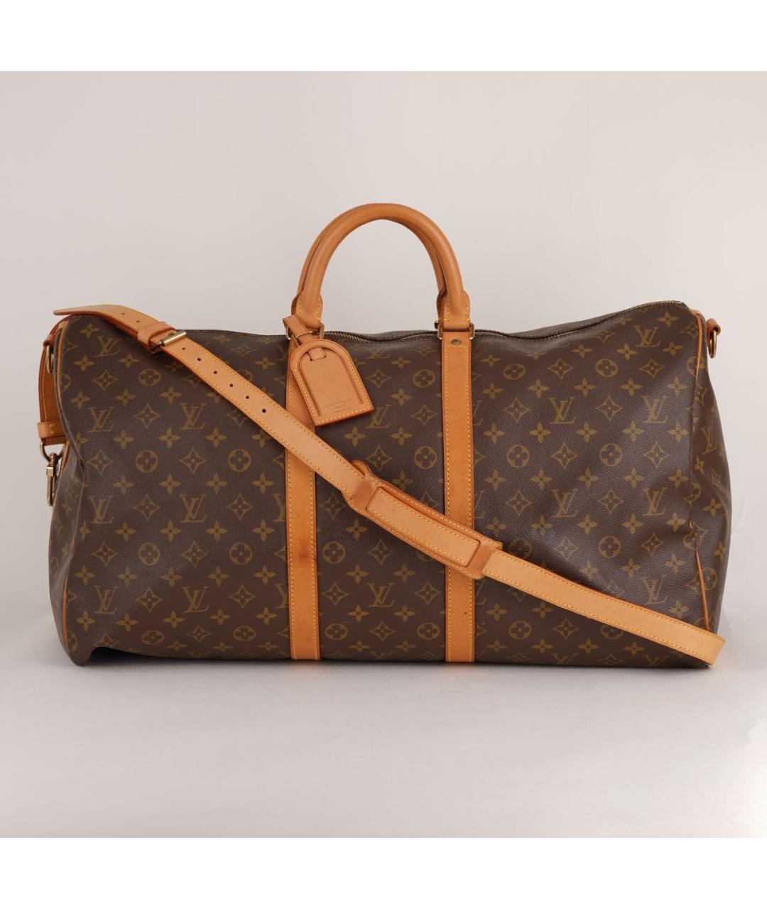 LOUIS VUITTON Коричневая дорожная/спортивная сумка, фото 9