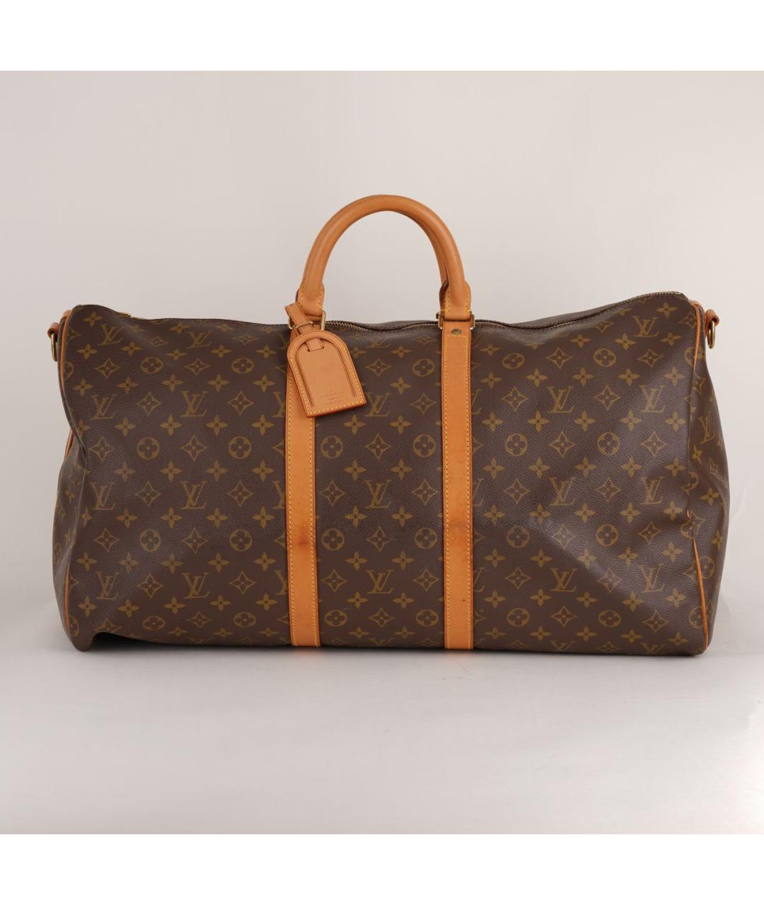 LOUIS VUITTON Коричневая дорожная/спортивная сумка, фото 2