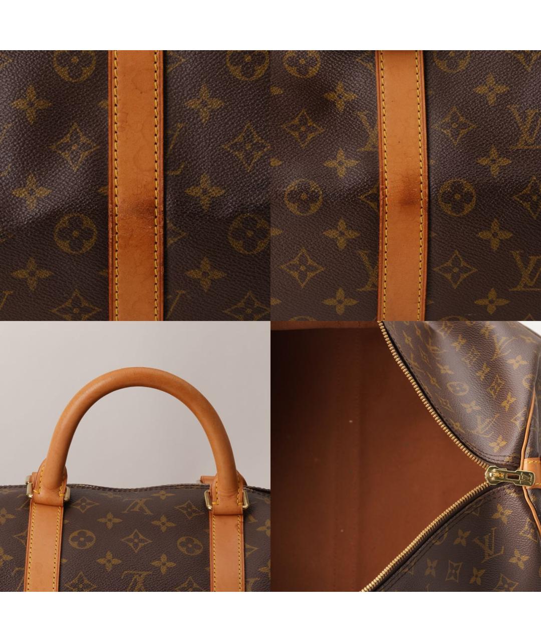 LOUIS VUITTON Коричневая дорожная/спортивная сумка, фото 7
