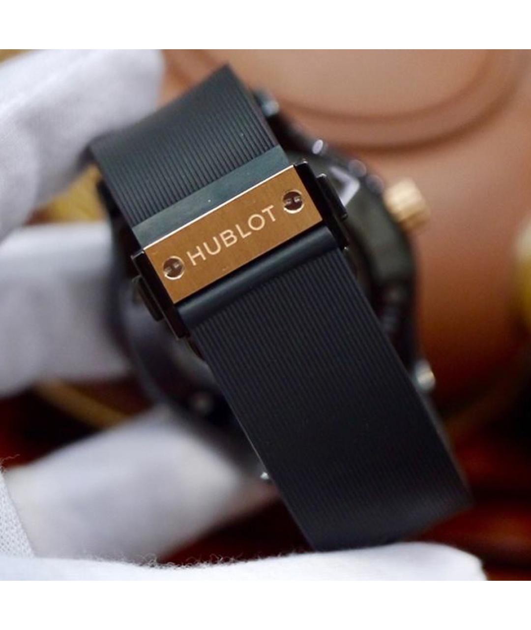 HUBLOT Черные керамические часы, фото 7