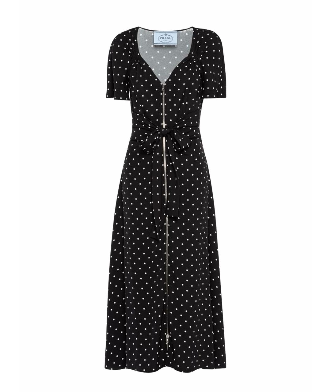 PRADA Мульти вискозное коктейльное платье, фото 1